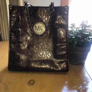 Michael Kors Large Metallic Tote